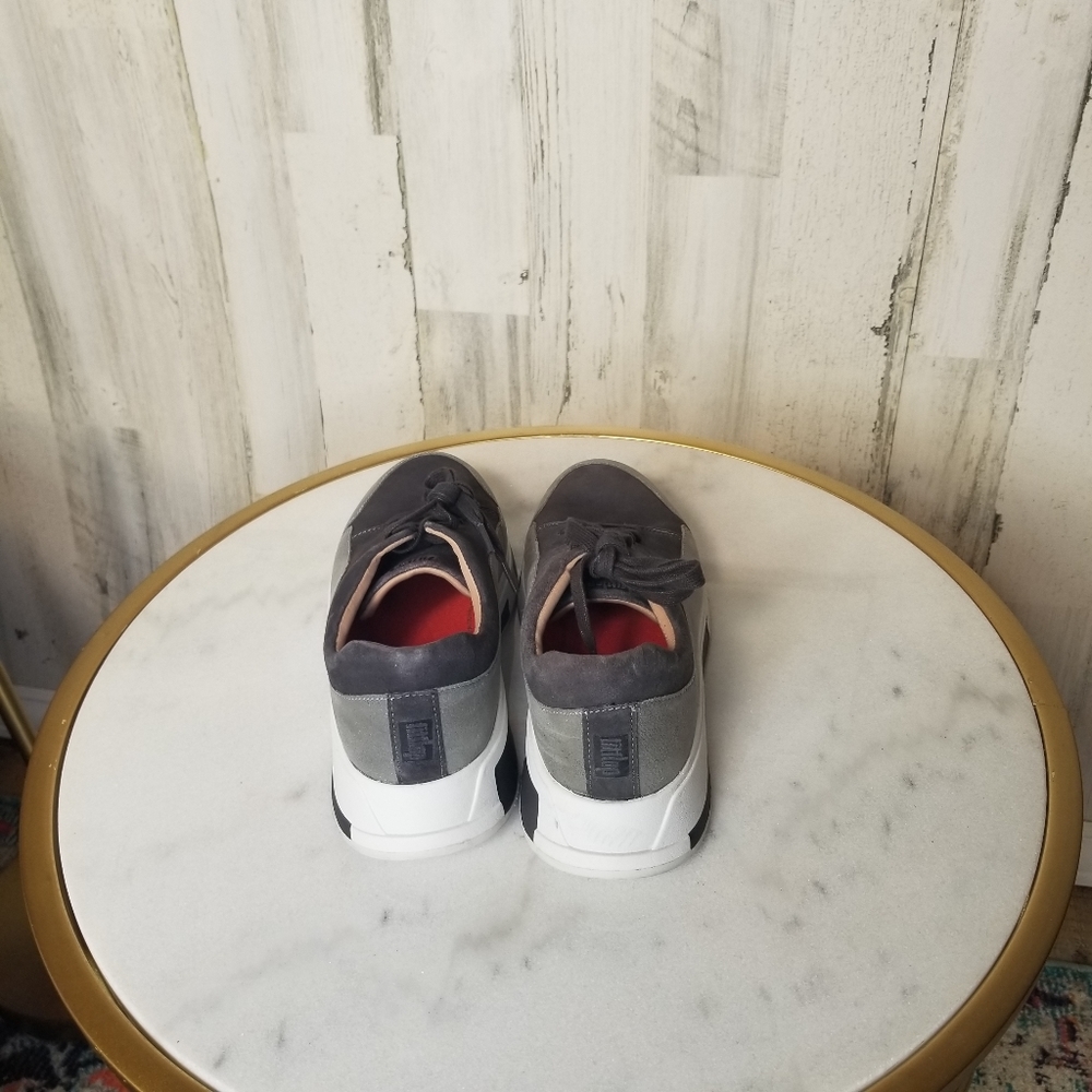 FitFlop Freya Suede & Leather Women’s Sneakers Size 5 New Floor Display - Picture 3 of 6